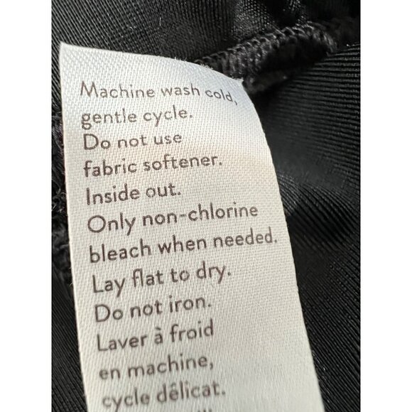 SPANX Size S Faux Leather Leggings Coated Black - Picture 14 of 16